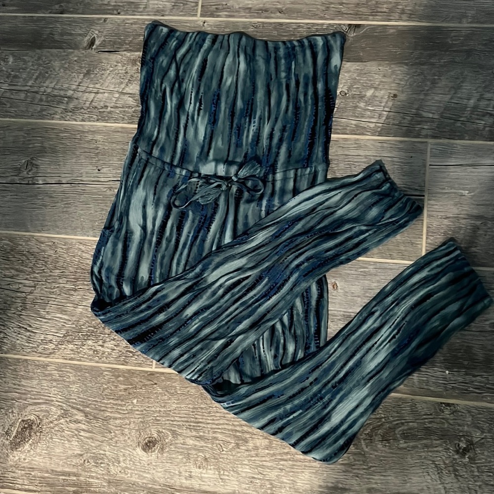Blue jumpsuit